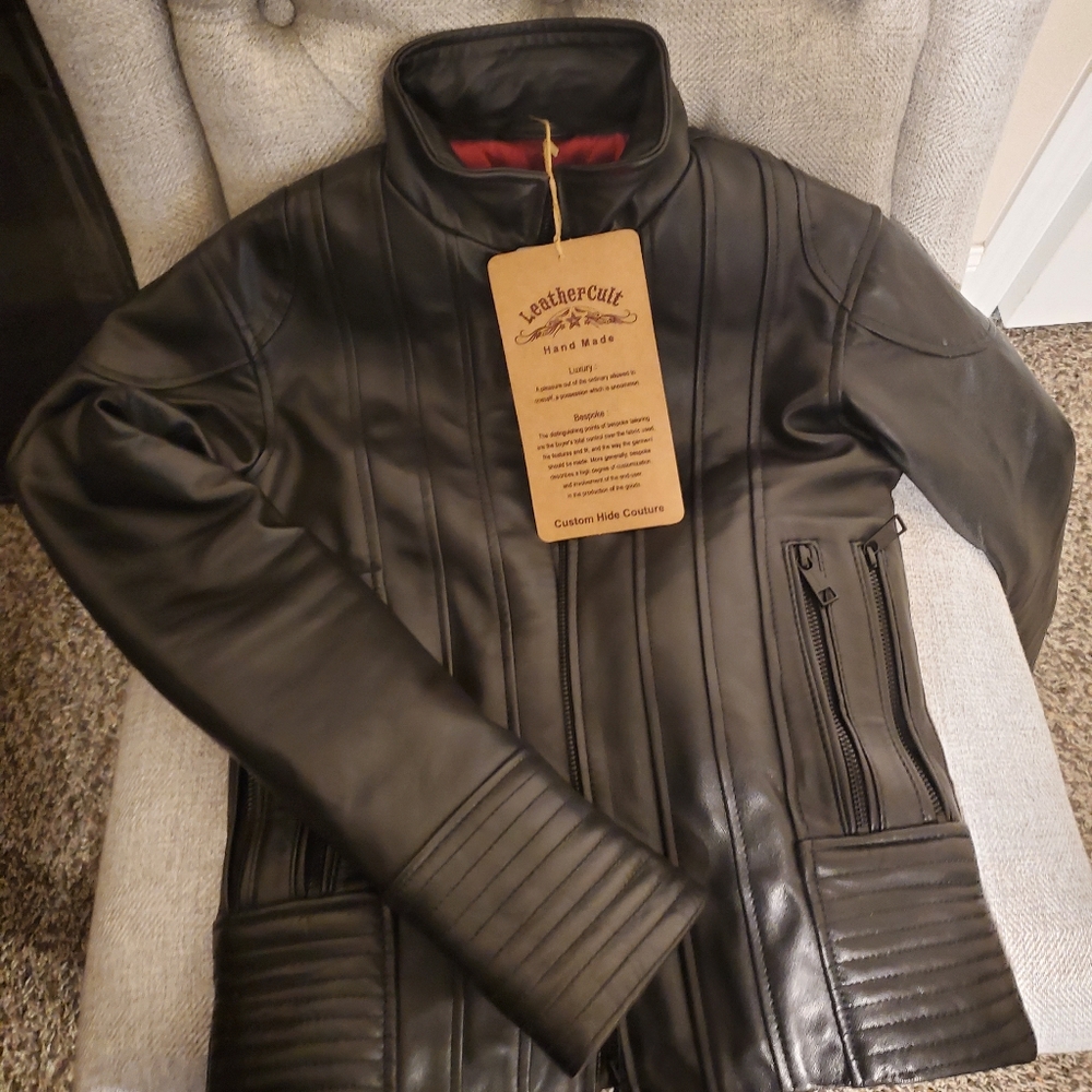 Real leather jacket